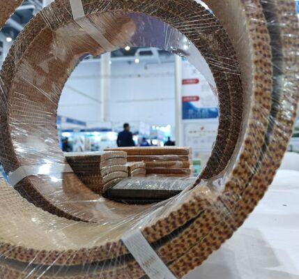 6100 BGO Non Asbestos Woven Brake Lining with Brass Wire and Aramid Fiber for Heavy Industrial Use