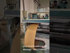 เข็มขัดเบรคที่ไม่มีอะเบสตอสถูกตัดและบรรจุ